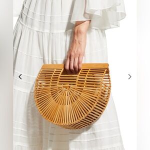 Natural Bamboo Clutch